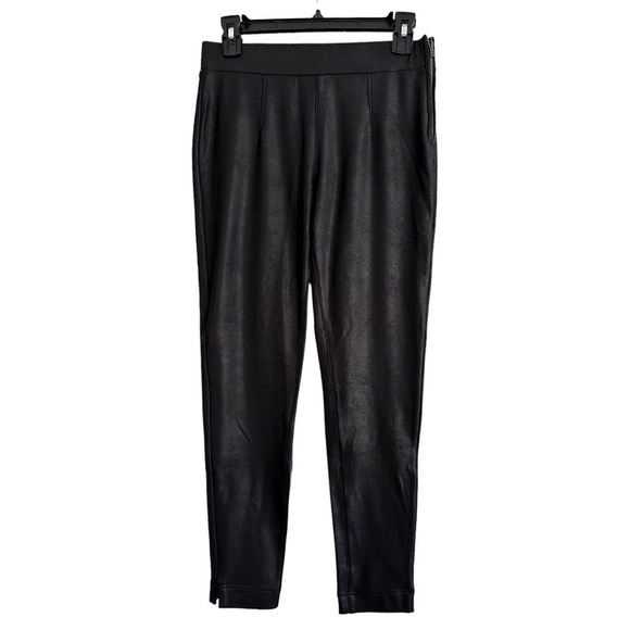 Nwt Dear John Hailey Crop Black Vegan Leather Leggings Jeggings Jeans Si… - Picture 2 of 5